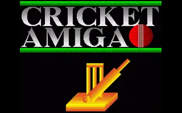 Cricket Amiga screen shot title